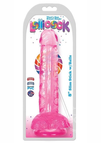 CURVE LOLLICOCK SLIM STICK W/ BALLS 8"