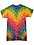 RAINBOW RAINBOW TIE DYE HEART T SHIRT
