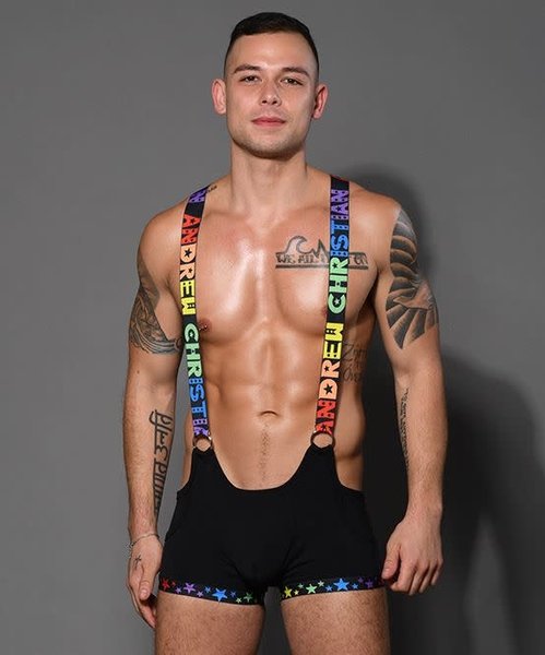 ANDREW CHRISTIAN ALMOST NAKED PRIDE COTTON SINGLET