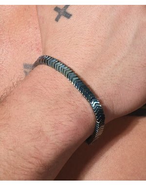 ANDREW CHRISTIAN HEMATITE BRACELET