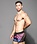ANDREW CHRISTIAN AC PRIDE LEOPARD MESH SHORTS SMALL