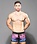 ANDREW CHRISTIAN AC PRIDE LEOPARD MESH SHORTS SMALL