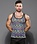 ANDREW CHRISTIAN AC NEON PALM MESH TANK