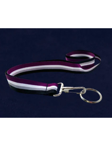 RAINBOW ASEXUAL PRIDE LANYARD