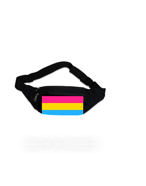  PANSEXUAL HORIZONTAL CANVAS FANNY PACK