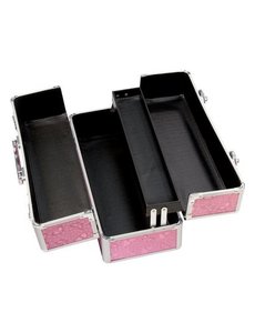  LOCKABLE VIBRATOR CASE LARGE PINK