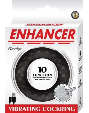  ENHANCER VIBRATING COCKRING BLACK