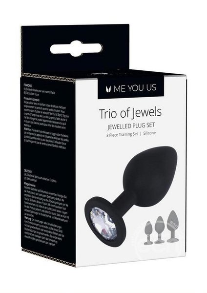 ME YOU US ME YOU US TRIO OF JEWELS BLACK