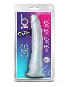 BLUSH NOVELTIES B YOURS DIAMOND GLISTEN 8.75" CLEAR