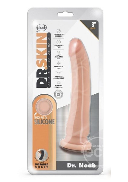 BLUSH NOVELTIES DR SKIN SILICONE DR NOAH 8"