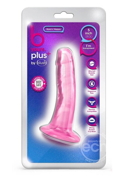 BLUSH NOVELTIES BE YOURS PLUS HARD N' HAPPY REALISTIC 5.5"