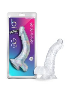 BLUSH NOVELTIES B YOURS DIAMOND LUSTER 8.5" CLEAR