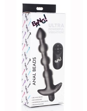 BANG! BANG! RECHARGEABLE VIBRATING ANAL BEADS WITH REMOTE