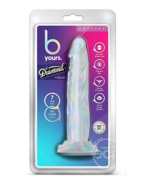 BLUSH NOVELTIES B YOURS DIAMOND CRYSTAL 7.5" CLEAR