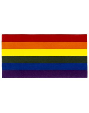 ATOZTOWELS RAINBOW BEACH TOWEL 2.5'X5'