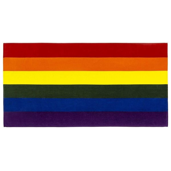 ATOZTOWELS RAINBOW BEACH TOWEL 2.5'X5'