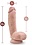 BLUSH NOVELTIES DR SKIN PLUS THICK POSE W/BALLS 8"