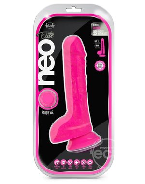 BLUSH NOVELTIES NEO ELITE D DENSE COCK W/BALLS 9"