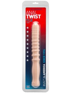 BLUSH NOVELTIES ANAL TWIST PROBE WITH EASY GRIP HANDLE VANILLA