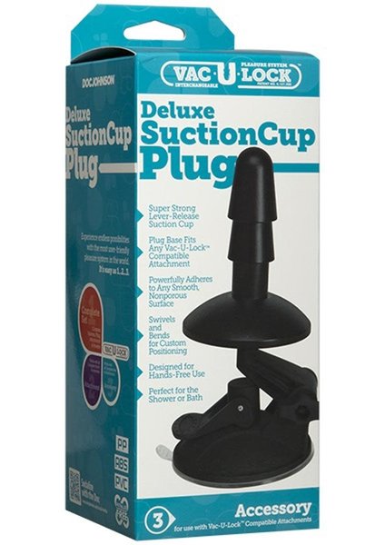 Doc Johnson VAC U LOCK DELUXE SUCTION CUP PLUG