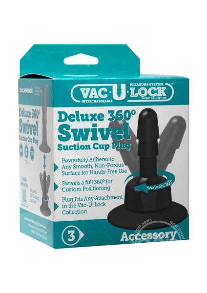 Doc Johnson VAC U LOCK DELUXE 360 SWIVEL PLUG