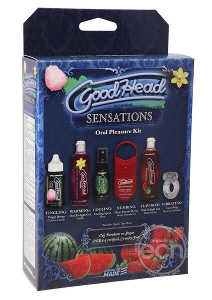 Doc Johnson GOODHEAD SENSATIONS KIT 6PK