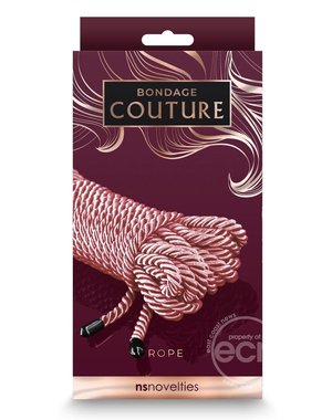 NS Novelties BONDAGE COUTURE ROPE ROSE GOLD