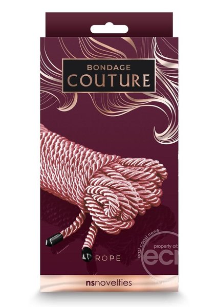 NS Novelties BONDAGE COUTURE ROPE ROSE GOLD