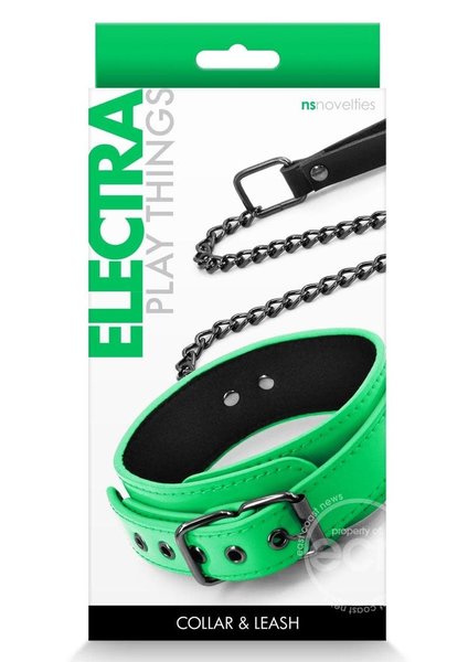 NS Novelties ELECTRA PLAY THINGS COLLAR & LEASH