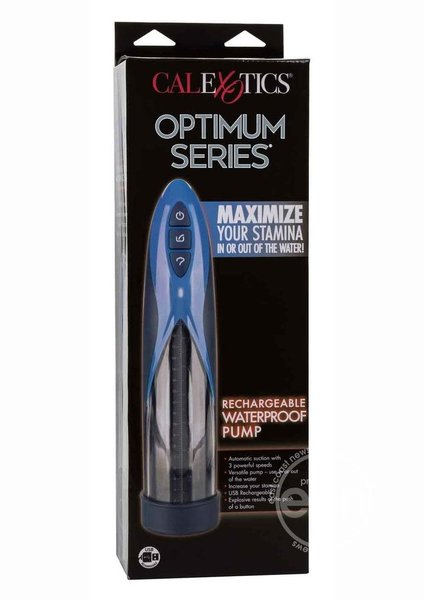 CalExotics OPTIMUM RECHARGE WATERPROOF PUMP BLUE