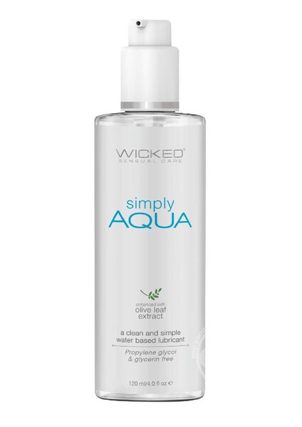 Wicked Sensual Care WICKED SIMPLY AQUA WATER BASED WITH OLIVE LEAF EXTRACT