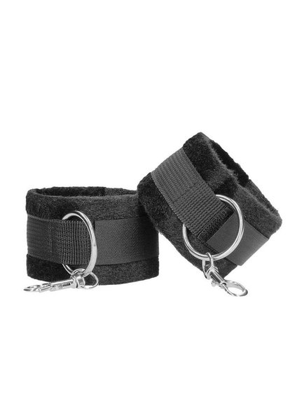 Shots OUCH VELCRO HAND & ANKLE CUFFS BLACK