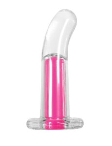 GENDER X GENDER X PINK PARADISE SILICONE RECHARGEABLE VIBE WITH REMOTE CLEAR/PINK
