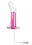 GENDER X GENDER X PINK PARADISE SILICONE RECHARGEABLE VIBE WITH REMOTE CLEAR/PINK