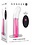 GENDER X GENDER X PINK PARADISE SILICONE RECHARGEABLE VIBE WITH REMOTE CLEAR/PINK