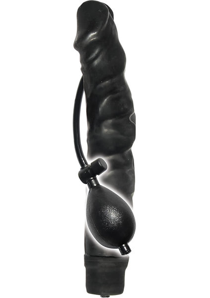 NASSTOYS MACK TUFF INFLATABLE BIG BOSS DILDO 12" BLACK
