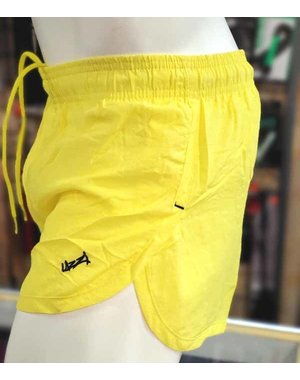 UZZI ACTIVE WEAR UZZI GYM TO SWIM SHORTS NEON YELLOW