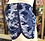 UZZI ACTIVE WEAR UZZI GYM TO SWIM SHORTS BLUE CAMO