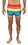 UZZI ACTIVE WEAR UZZI GYM TO SWIM SHORTS PRIDE
