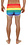 UZZI ACTIVE WEAR UZZI GYM TO SWIM SHORTS PRIDE