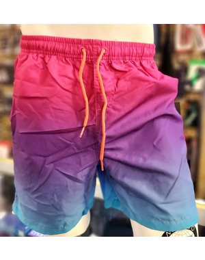 UZZI ACTIVE WEAR UZZI SWIM OMBRE EFFECT SHORTS