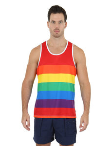 UZZI ACTIVE WEAR UZZI PRIDE TANK TOP DRY PERFORMANCCE