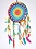 PUKA CREATIONS RAINBOW CROCHET DREAM CATCHER 8"