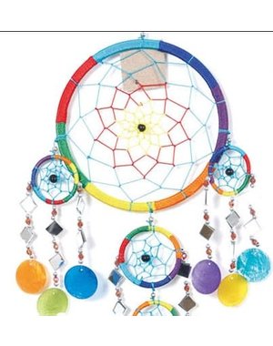 PUKA CREATIONS RAINBOW DREAM CATCHER INFINITE 7"