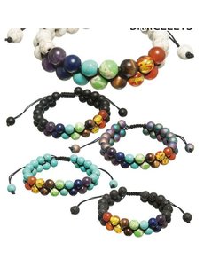 PUKA CREATIONS 7 CHAKRA DIFFUSER BRACELET
