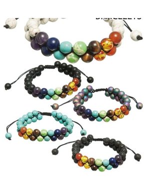 PUKA CREATIONS 7 CHAKRA DIFFUSER BRACELET