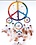 PUKA CREATIONS RAINBOW DREAM CATCHER PEACE SIGN