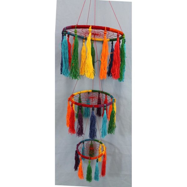 KALA IMPORTS LLC DREAM CATCHER RAINBOW 3 LAYER