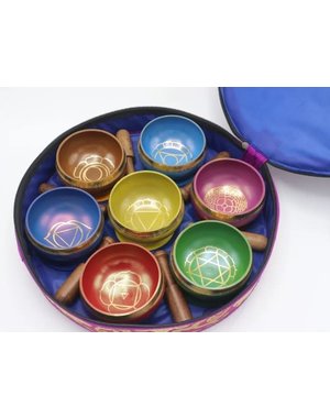 KALA IMPORTS LLC SINGING BOWL CHAKRA SET OF 7