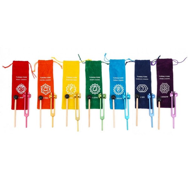 KALA IMPORTS LLC CHAKRA METAL TUNING FORK SET